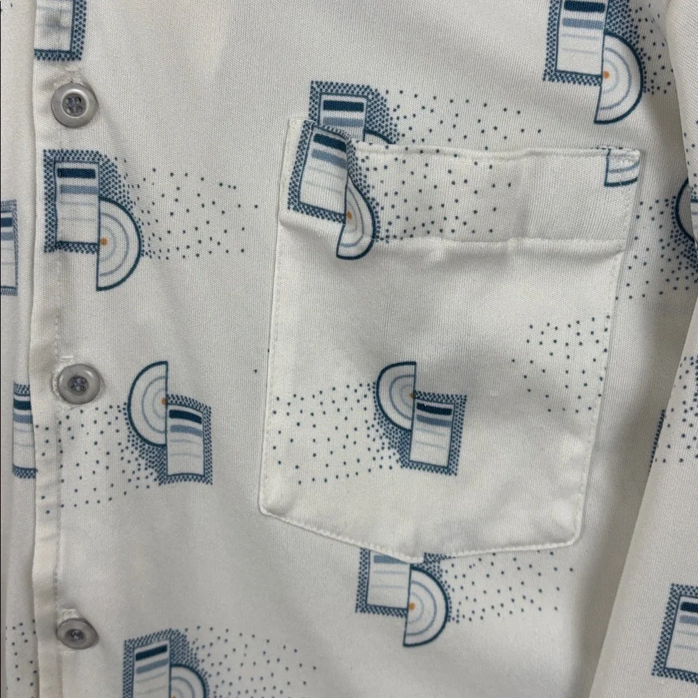 Vintage 1970's polyester shirt - Picture 4 of 6
